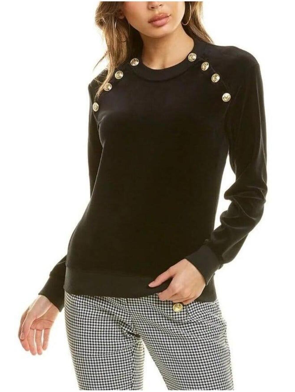 Derek Lam 10 Crosby Velour Lucie Sweatshirt